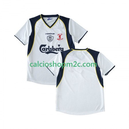 Liverpool LWP 2001 Retro Maglia Trasferta 2002 Manica Corta